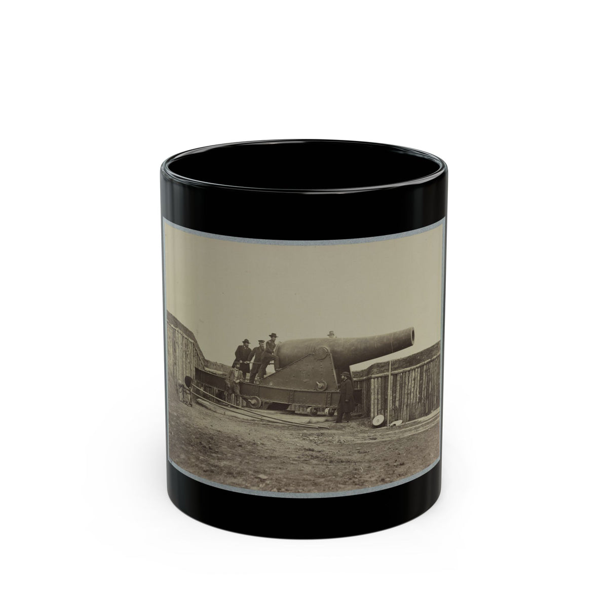 Battery Rodgers, Potomac River, Near Alexandria 001 (U.S. Civil War) Black Coffee Mug