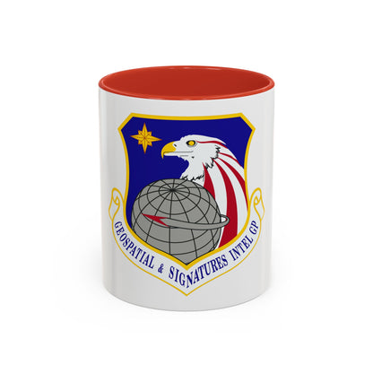 Geospatial and Signatures Intelligence Group (U.S. Air Force) Accent Coffee Mug