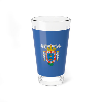 Flag Melilla (Spain) Pint Glass 16oz