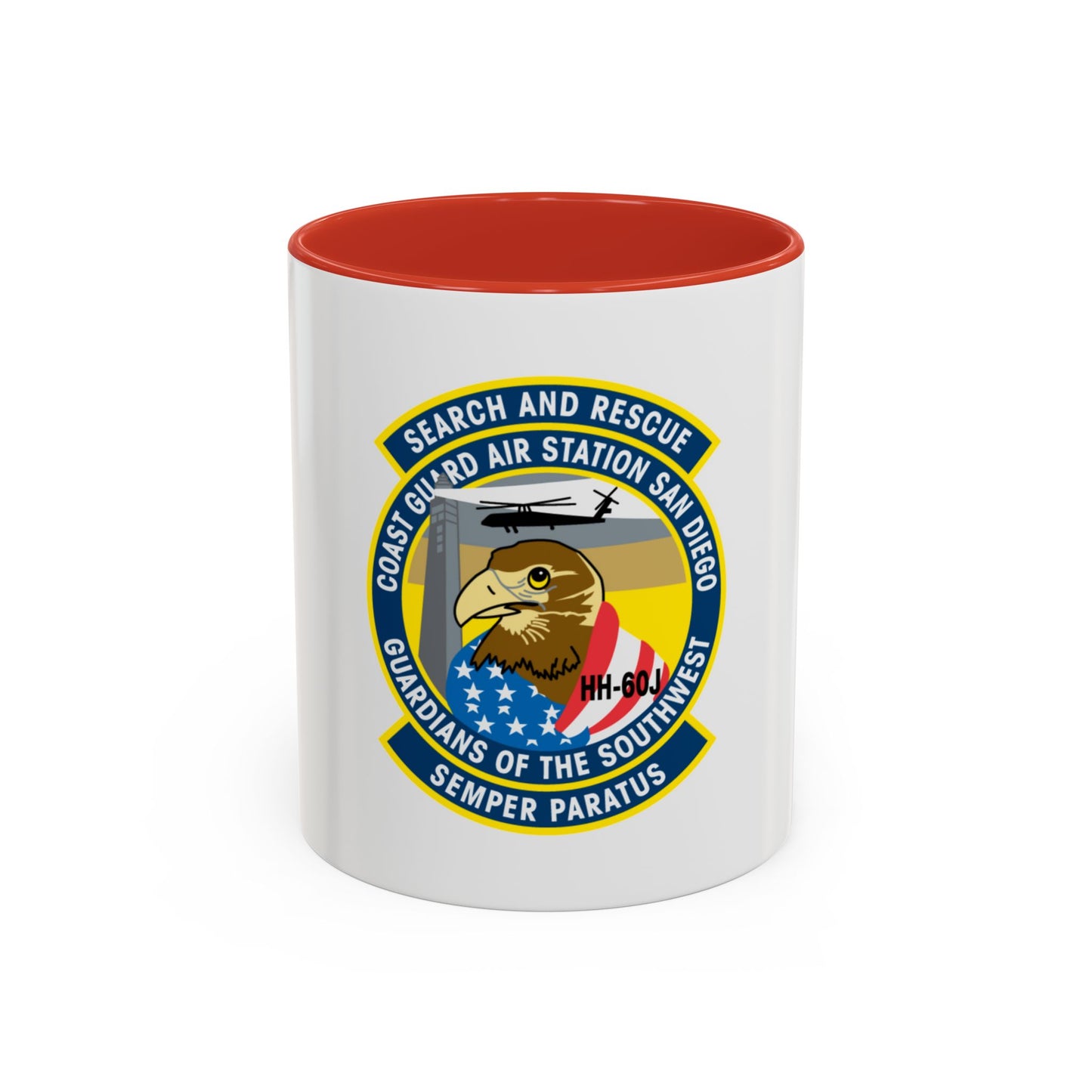 USCG Air Station San Diego Search and Resue (U.S. Coast Guard) Accent Coffee Mug
