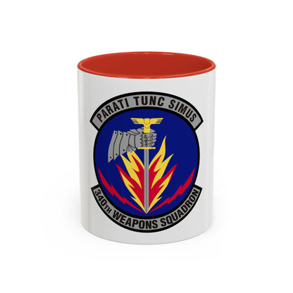 340th Weapons Squadron (U.S. Air Force) Accent Coffee Mug