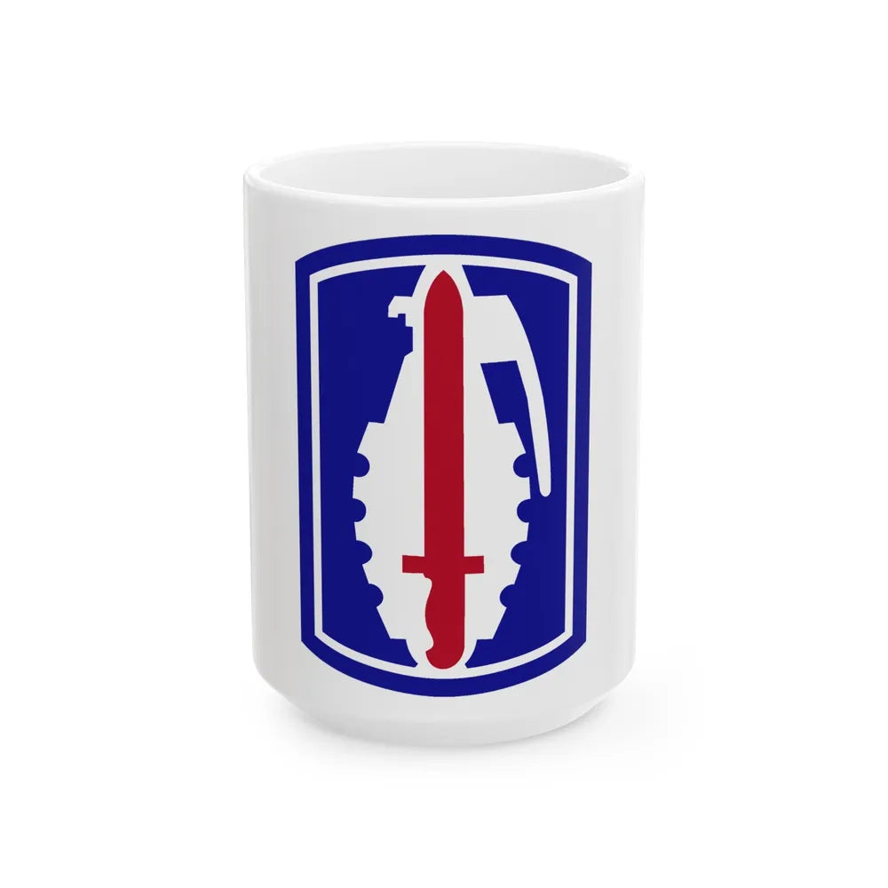 191ST INFANTRY BRIGADE (U.S. Army) White Coffee Mug-15oz-Go Mug Yourself