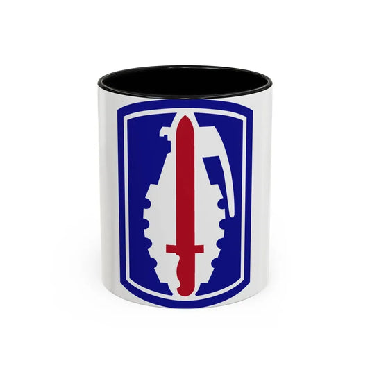 191ST INFANTRY BRIGADE (U.S. Army) Accent Coffee Mug 11oz Black - Go Mug Yourself