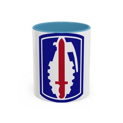 191ST INFANTRY BRIGADE (U.S. Army) Accent Coffee Mug 11oz Light Blue - Go Mug Yourself