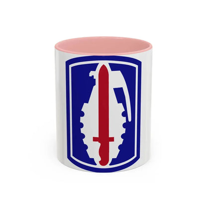 191ST INFANTRY BRIGADE (U.S. Army) Accent Coffee Mug 11oz Pink - Go Mug Yourself
