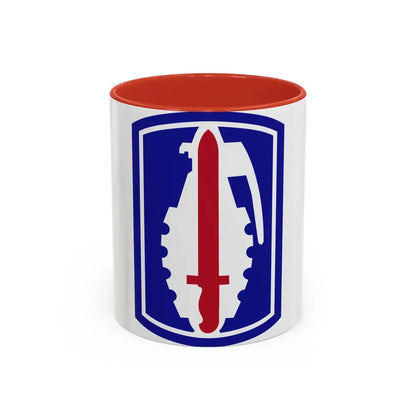 191ST INFANTRY BRIGADE (U.S. Army) Accent Coffee Mug 11oz Red - Go Mug Yourself