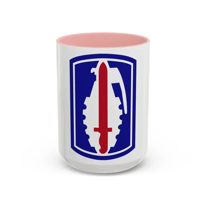 191ST INFANTRY BRIGADE (U.S. Army) Accent Coffee Mug 15oz Pink - Go Mug Yourself