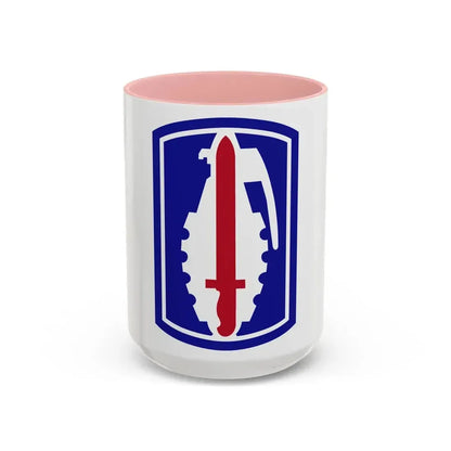 191ST INFANTRY BRIGADE (U.S. Army) Accent Coffee Mug 15oz Pink - Go Mug Yourself