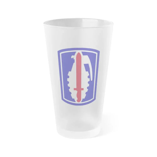 191ST INFANTRY BRIGADE (U.S. Army) Frosted Pint Glass 16oz Default Title - Go Mug Yourself