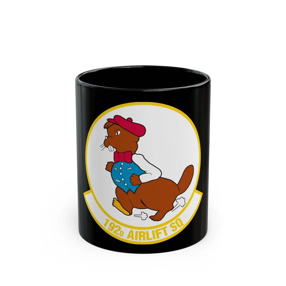 192 Airlift Squadron (U.S. Air Force) Black Coffee Mug-11oz-Go Mug Yourself