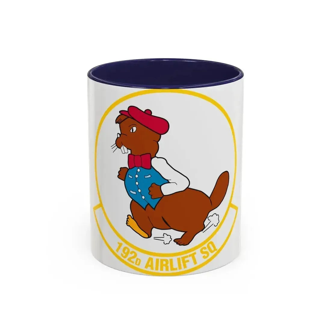 192 Airlift Squadron (U.S. Air Force) Accent Coffee Mug 11oz Navy - Go Mug Yourself