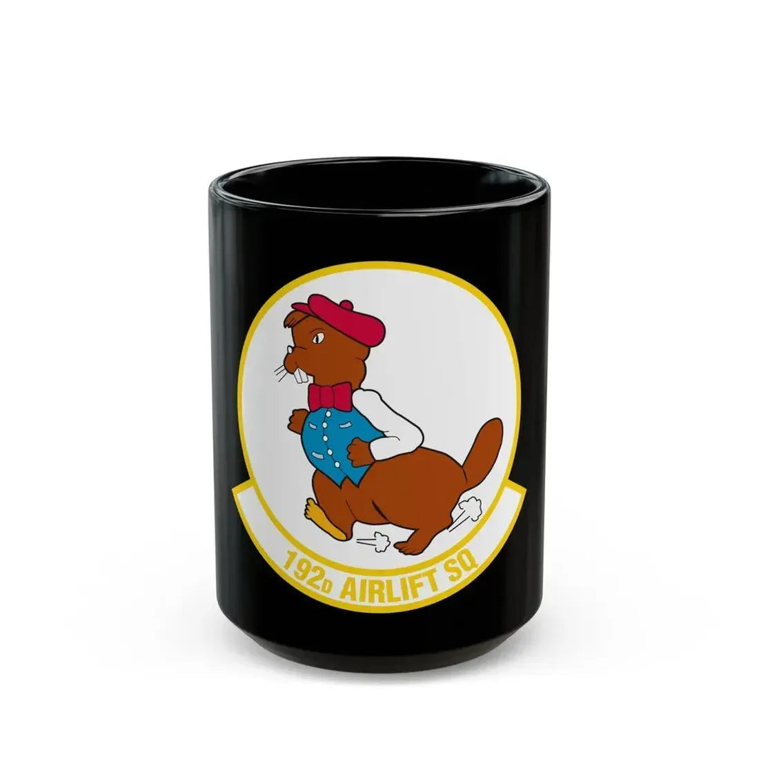 192 Airlift Squadron (U.S. Air Force) Black Coffee Mug - Go Mug Yourself