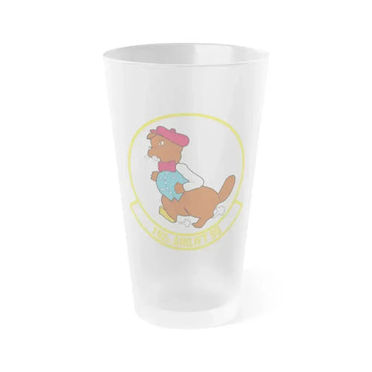 192 Airlift Squadron (U.S. Air Force) Frosted Pint Glass 16oz - Go Mug Yourself