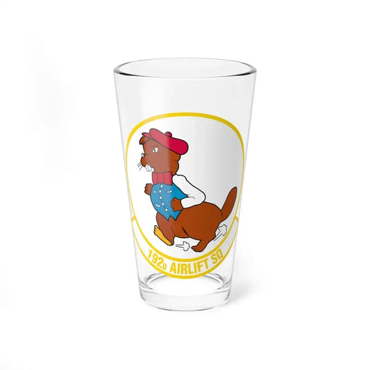 192 Airlift Squadron (U.S. Air Force) Pint Glass 16oz 16oz - Go Mug Yourself