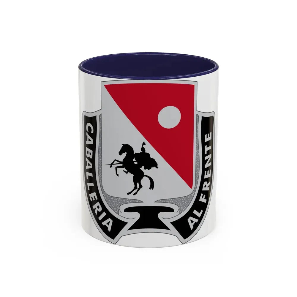 192 Cavalry Regiment (U.S. Army) Accent Coffee Mug 11oz Navy - Go Mug Yourself