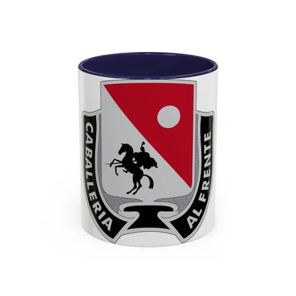 192 Cavalry Regiment (U.S. Army) Accent Coffee Mug 11oz Navy - Go Mug Yourself
