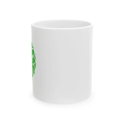 1920 Burmese student strike flag (Myanmar) White Coffee Mug 11oz - Go Mug Yourself