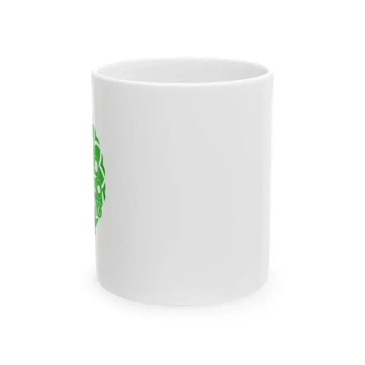 1920 Burmese student strike flag (Myanmar) White Coffee Mug 11oz - Go Mug Yourself