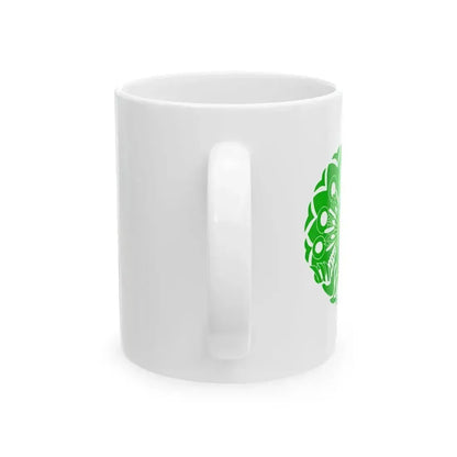 1920 Burmese student strike flag (Myanmar) White Coffee Mug - Go Mug Yourself