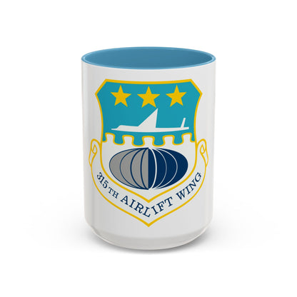 315th Airlift Wing (U.S. Air Force) Accent Coffee Mug