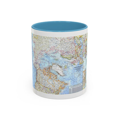 Top Of The World (1965) (Map) Accent Coffee Mug