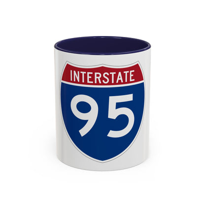 Interstate 95 (U.S. Highways) Accent Coffee Mug