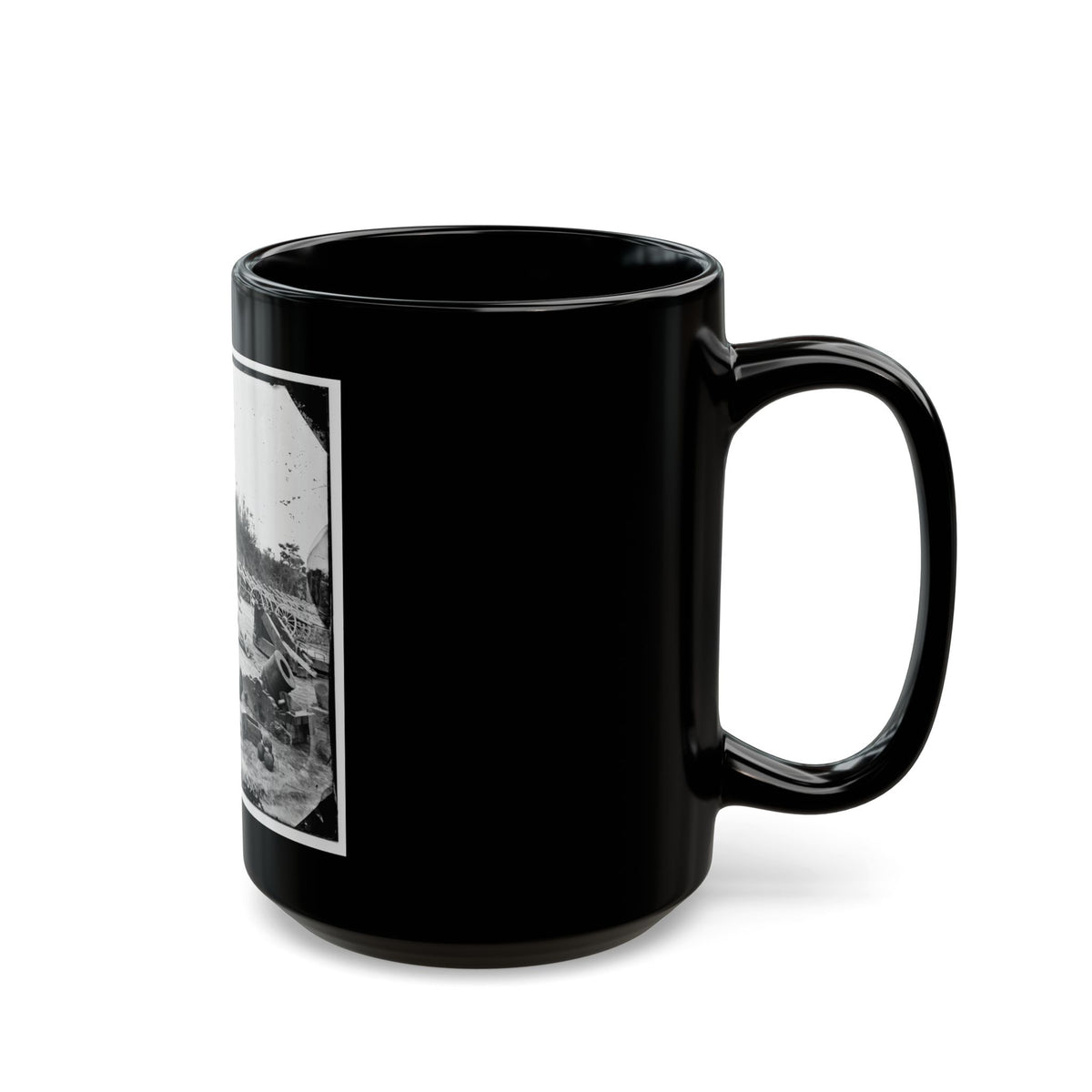 Broadway Landing, Appomattox River, Virginia. Ordnance ( ) (U.S. Civil War) Black Coffee Mug