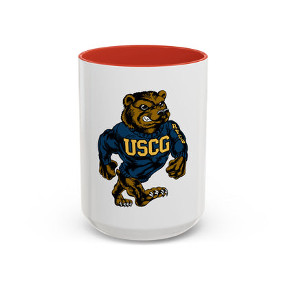 USCG Bear (U.S. Coast Guard) Accent Coffee Mug
