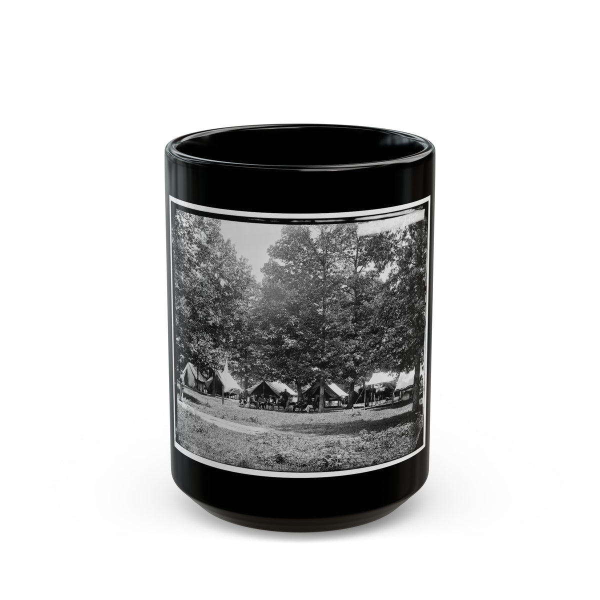 Washington, District Of Columbia (Vicinity). Gen. William F. Bartlett's Headquarters (U.S. Civil War) Black Coffee Mug