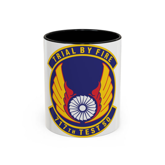 717th Test Squadron (U.S. Air Force) Accent Coffee Mug