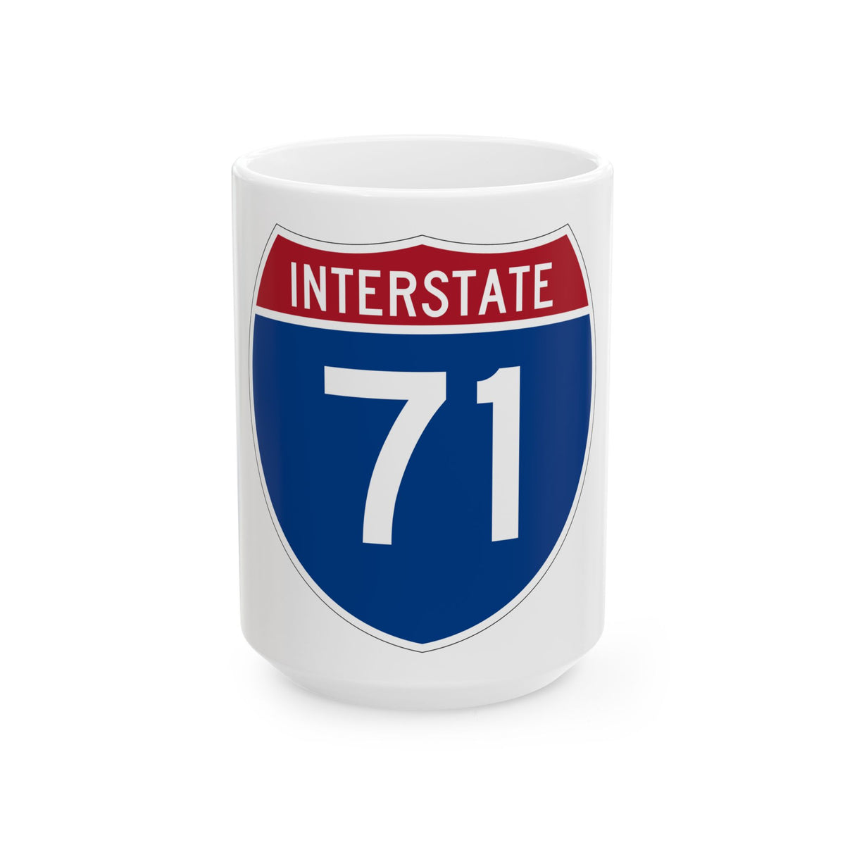 Interstate 71 (U.S. Highways) White Coffee Mug