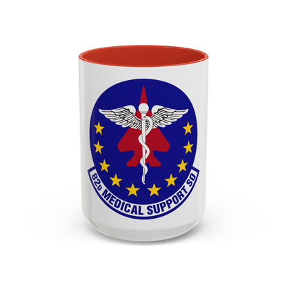 82d Medical Support Squadron (U.S. Air Force) Accent Coffee Mug