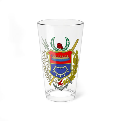 Escudo Nueva Esparta (Venezuela) (Coat of Arms) Pint Glass 16oz