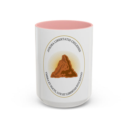 Reverse of the Coat of Arms of Chile (1812-1814) - Accent Coffee Mug
