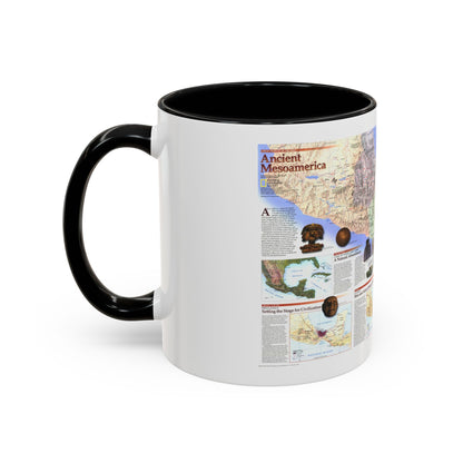 North America - Ancient Mesoamerica (1997) (Map) Accent Coffee Mug