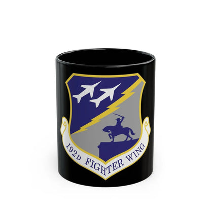 192nd Wing (U.S. Air Force) Black Coffee Mug-11oz-Go Mug Yourself