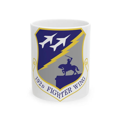 192nd Wing (U.S. Air Force) White Coffee Mug-11oz-Go Mug Yourself