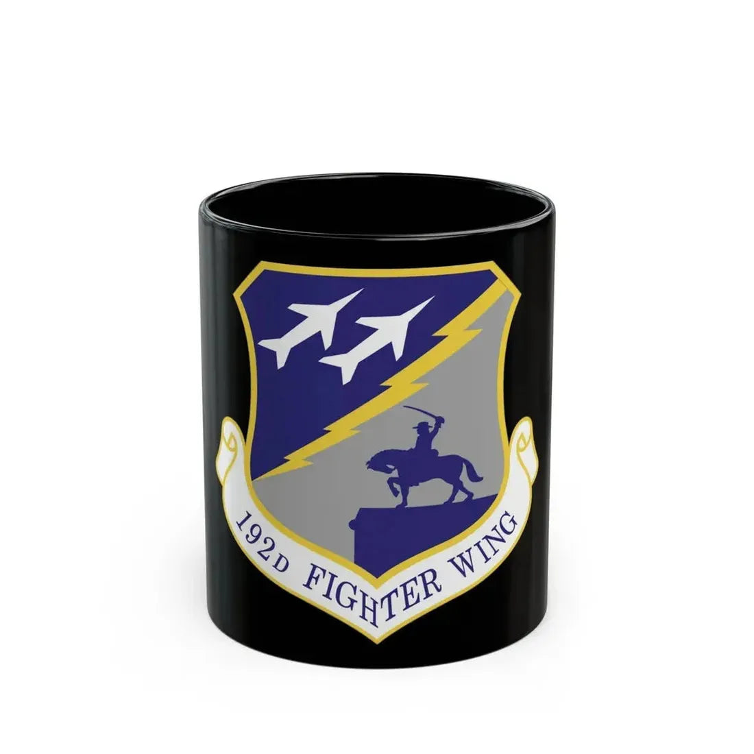 192nd Wing (U.S. Air Force) Black Coffee Mug 11oz - Go Mug Yourself