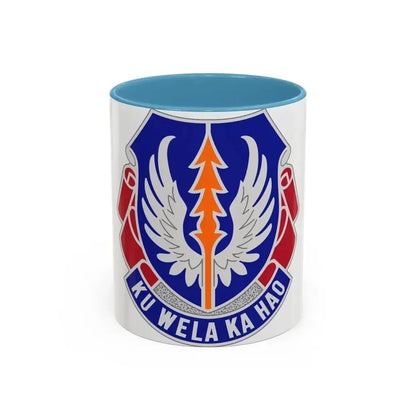 193 Aviation Regiment (U.S. Army) Accent Coffee Mug 11oz Light Blue - Go Mug Yourself