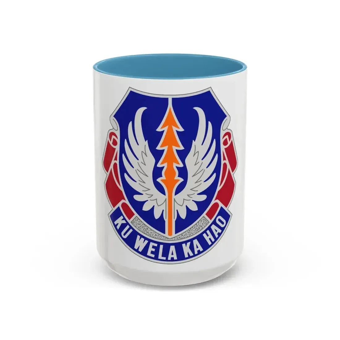 193 Aviation Regiment (U.S. Army) Accent Coffee Mug 15oz Light Blue - Go Mug Yourself