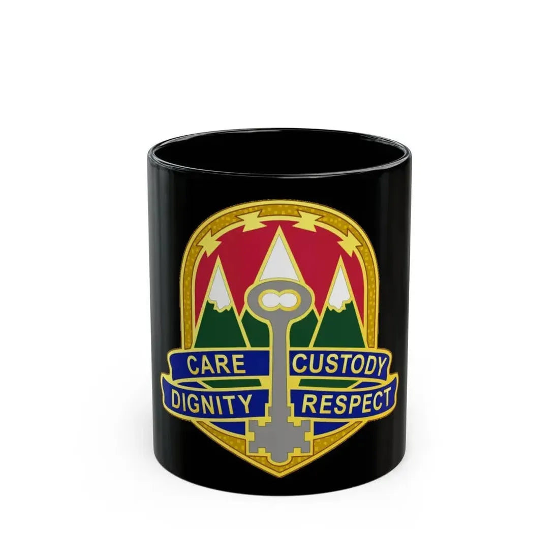 193 Military Police Battalion (U.S. Army) Black Coffee Mug - Go Mug Yourself