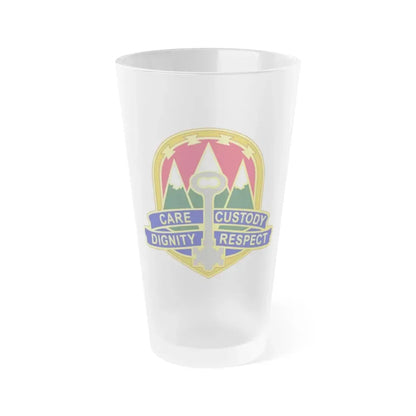 193 Military Police Battalion (U.S. Army) Frosted Pint Glass 16oz Default Title - Go Mug Yourself