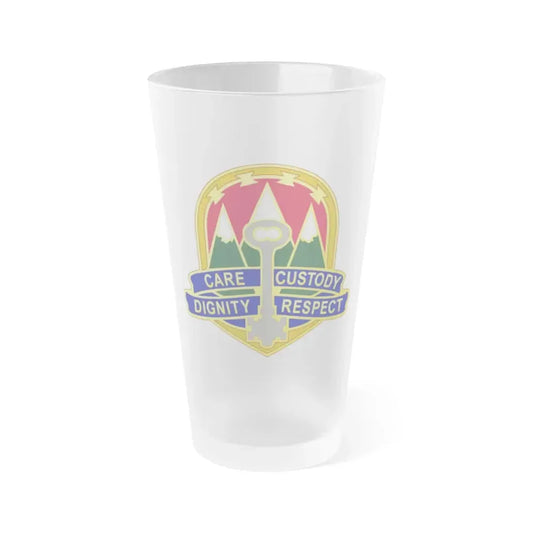 193 Military Police Battalion (U.S. Army) Frosted Pint Glass 16oz Default Title - Go Mug Yourself