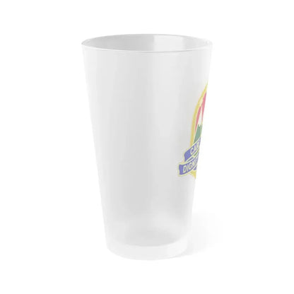 193 Military Police Battalion (U.S. Army) Frosted Pint Glass 16oz - Go Mug Yourself