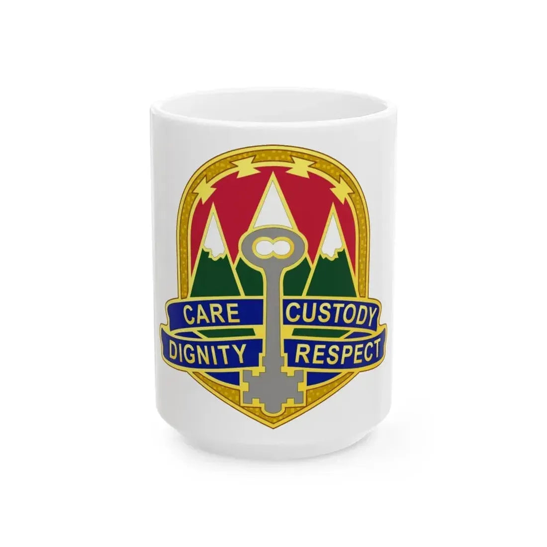 193 Military Police Battalion (U.S. Army) White Coffee Mug 15oz - Go Mug Yourself