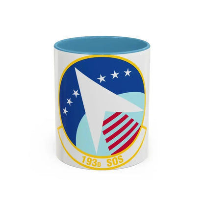 193 Special Operations Squadron (U.S. Air Force) Accent Coffee Mug 11oz Light Blue - Go Mug Yourself