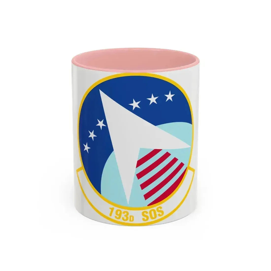 193 Special Operations Squadron (U.S. Air Force) Accent Coffee Mug 11oz Pink - Go Mug Yourself
