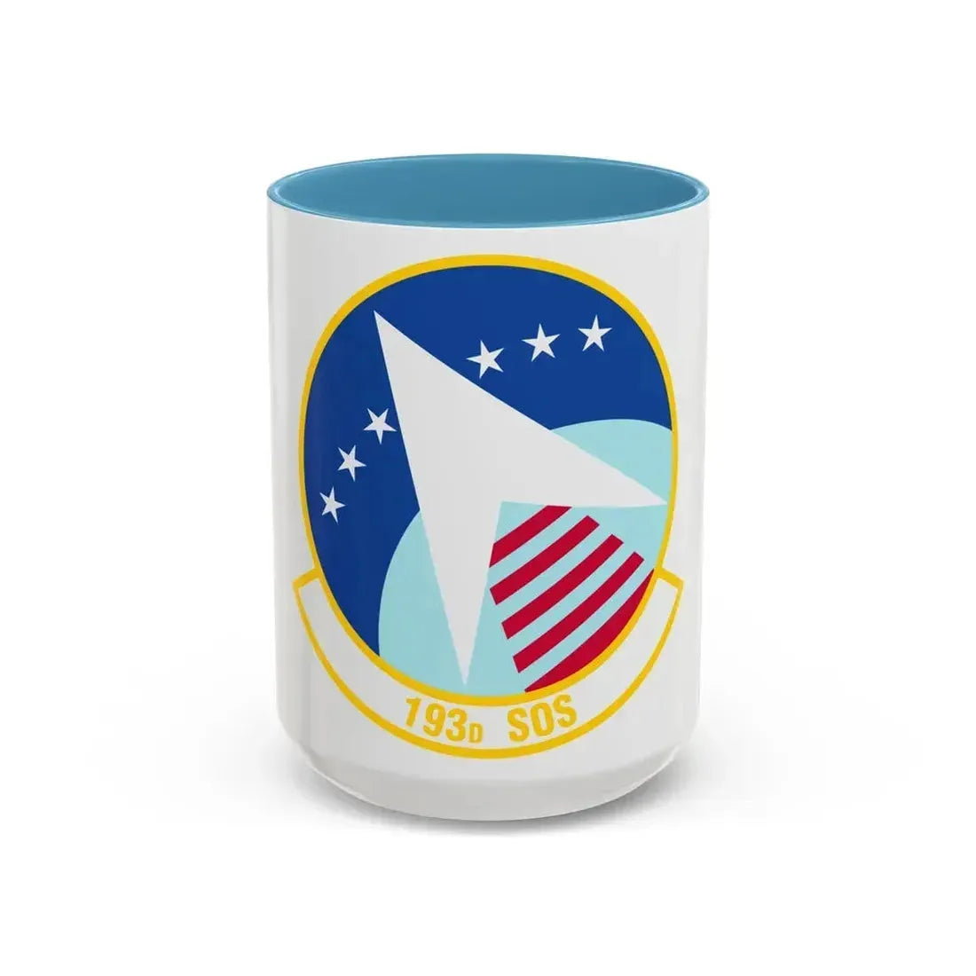 193 Special Operations Squadron (U.S. Air Force) Accent Coffee Mug 15oz Light Blue - Go Mug Yourself