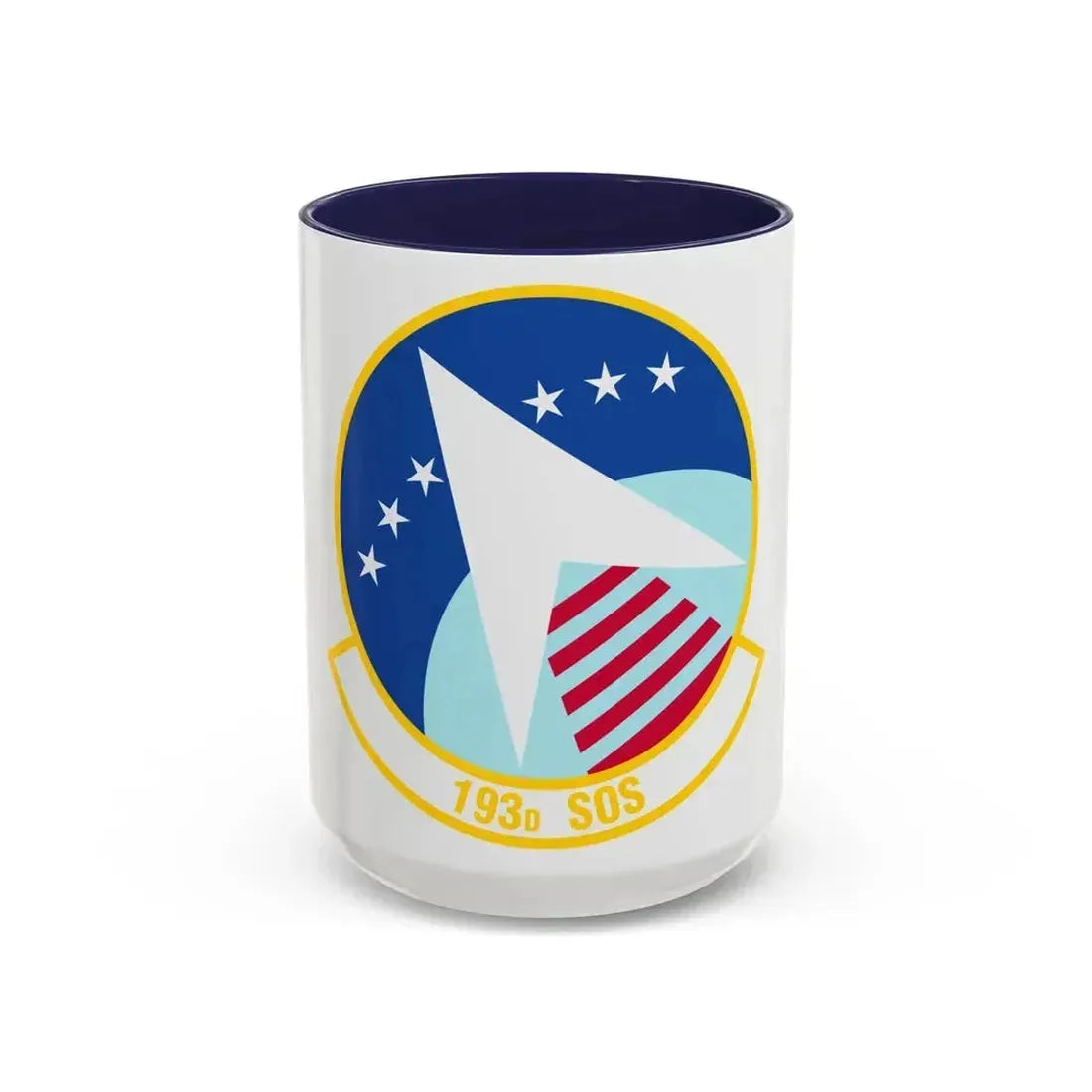 193 Special Operations Squadron (U.S. Air Force) Accent Coffee Mug 15oz Navy - Go Mug Yourself