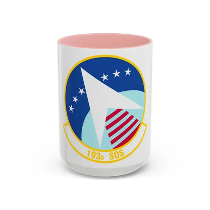 193 Special Operations Squadron (U.S. Air Force) Accent Coffee Mug 15oz Pink - Go Mug Yourself